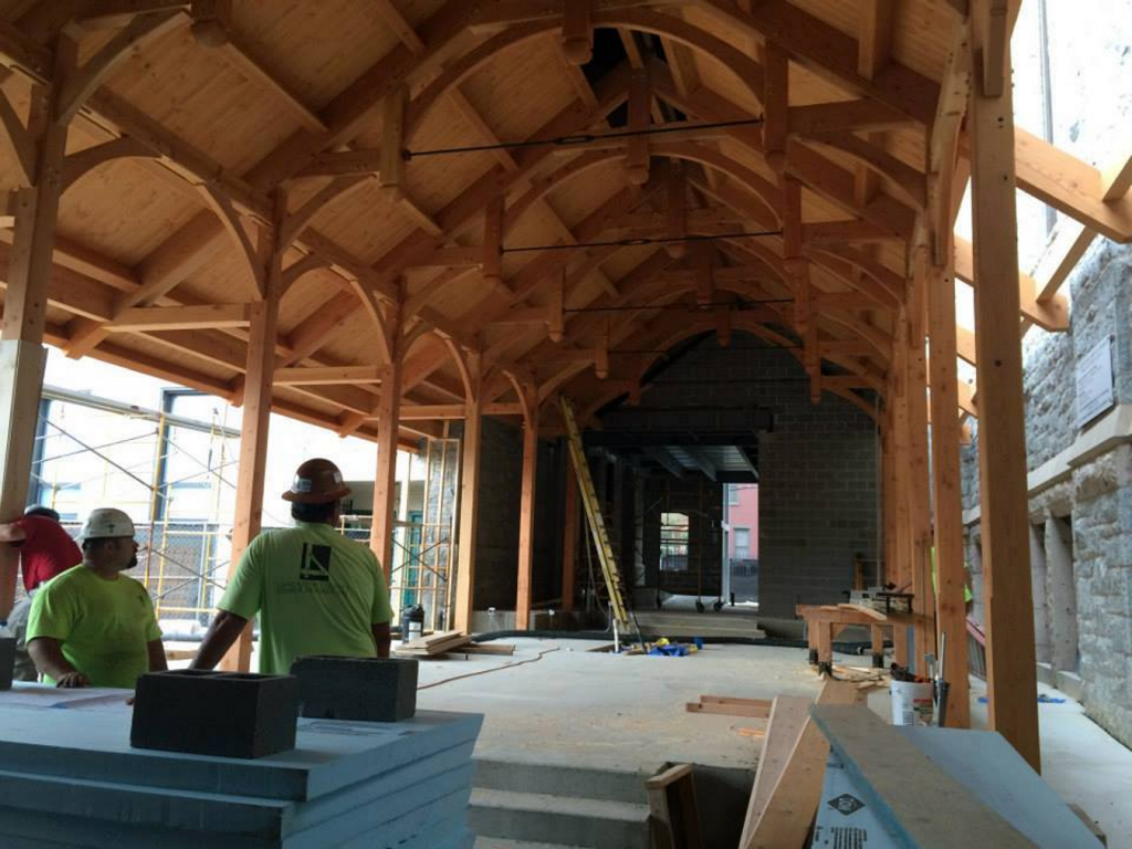 The St. Peter the Apostle timber frame