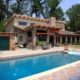 timber frame pool house