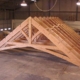 timber framed poolhouse