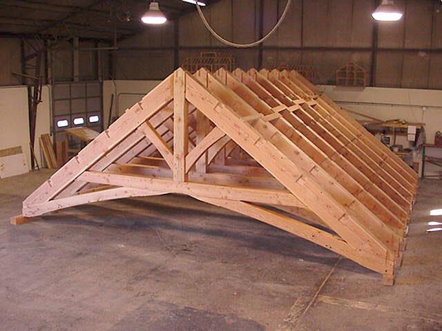 timber framed poolhouse